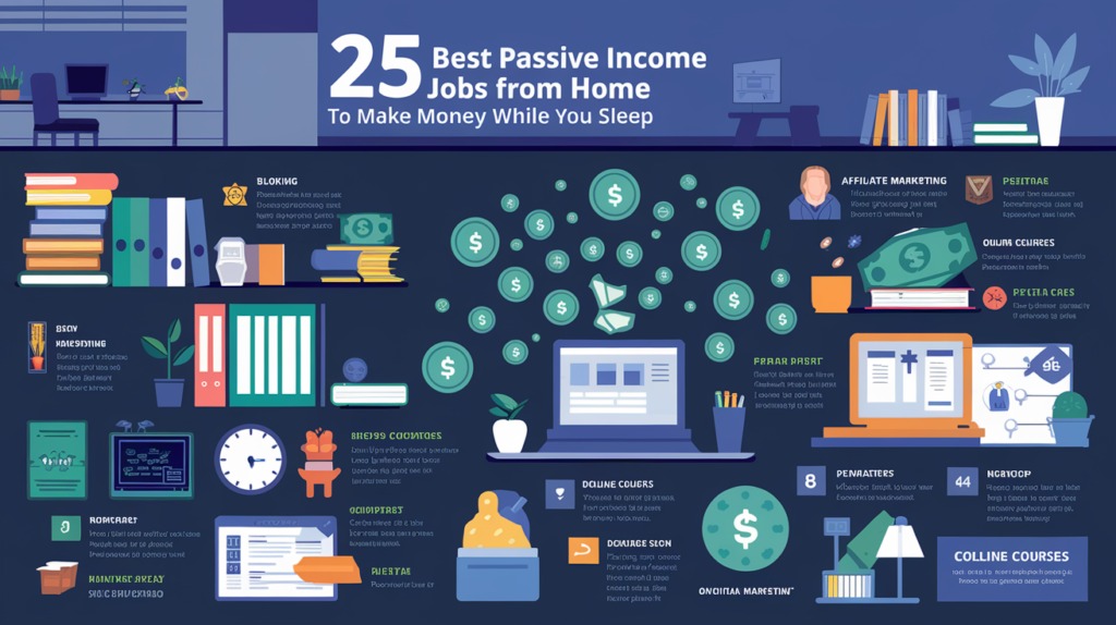 25 Best Passive Income Jobs from Home